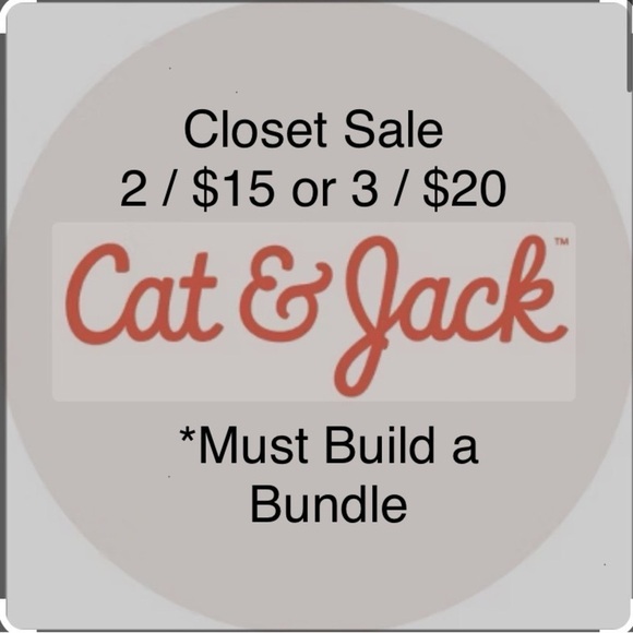 Cat & Jack Other - 🐱 NWT Cat & Jack Closet Sale MIX & MATCH 2 / $15 or 3 / $20 Bundle